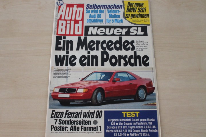 Deckblatt Auto Bild (07/1988)